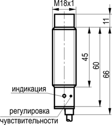 Габариты CSN E5A5-31N-10-LZ